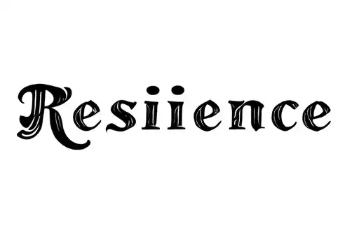 "Resilience" tattoo design idea