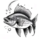 Redfish tattoo design idea