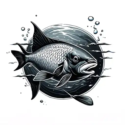 Just Keep Swimming tattoo design idea