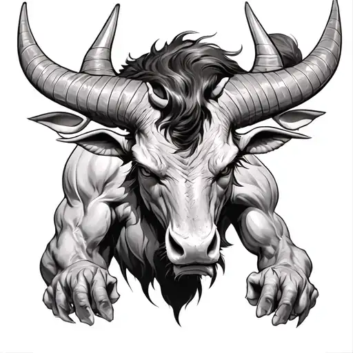 Minotaur tattoo design idea