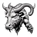 Minotaur tattoo design idea