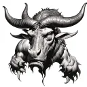 Minotaur tattoo design idea