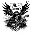 Black Sabbath tattoo design idea