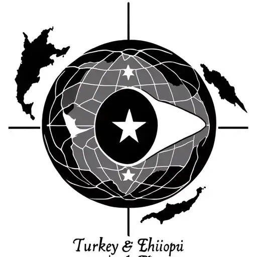 map turkey and ethiopia line tattoo design tattoo design idea
