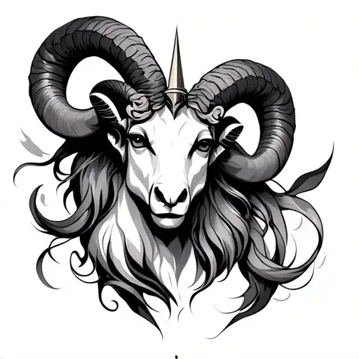 Aries Sagittarius tattoo design idea