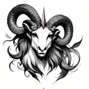 Aries Sagittarius tattoo design idea