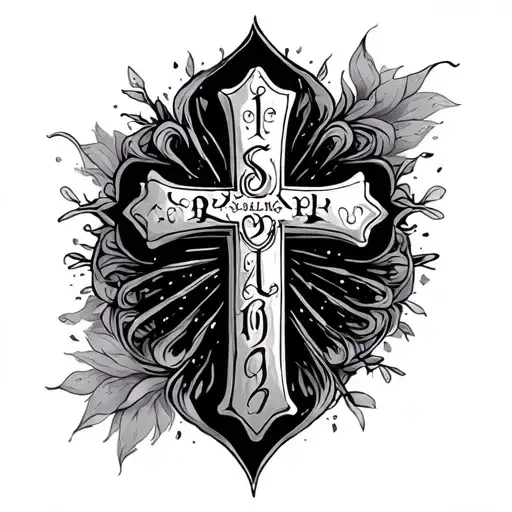"Psalm 18:29 " cross tattoo tattoo design idea