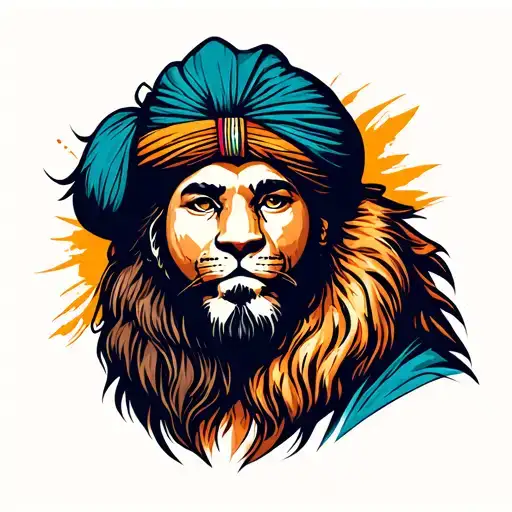 sidhu moosewala with lion tattoo design idea
