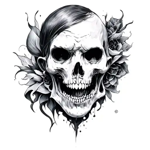 Schizophrenia tattoo design idea