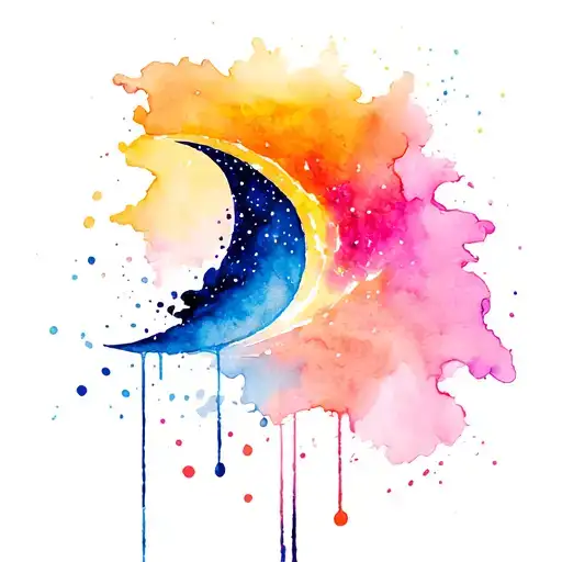 comet tattoo design idea