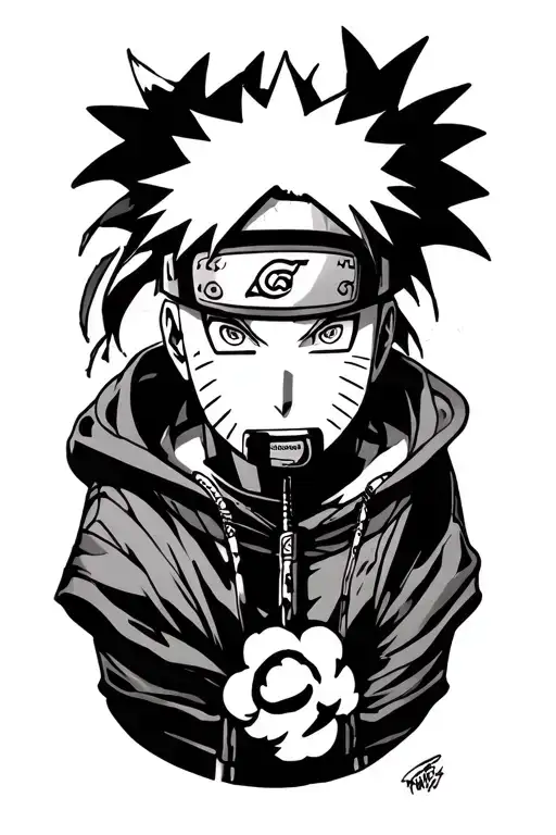 pain naruto tattoo design idea
