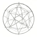 Pentagram tattoo design idea