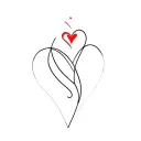 Self-love tattoo design idea