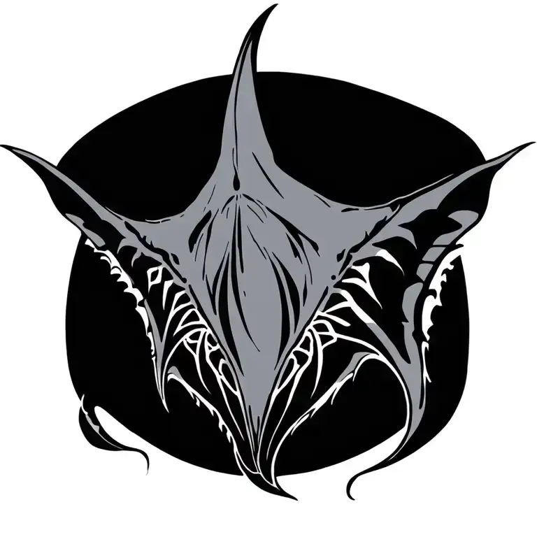 manta Ray tribal patterns tattoo design idea