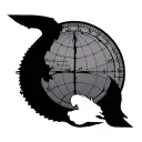 Longitude And Latitude tattoo design idea