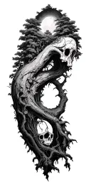 A Poison Tree tattoo design idea