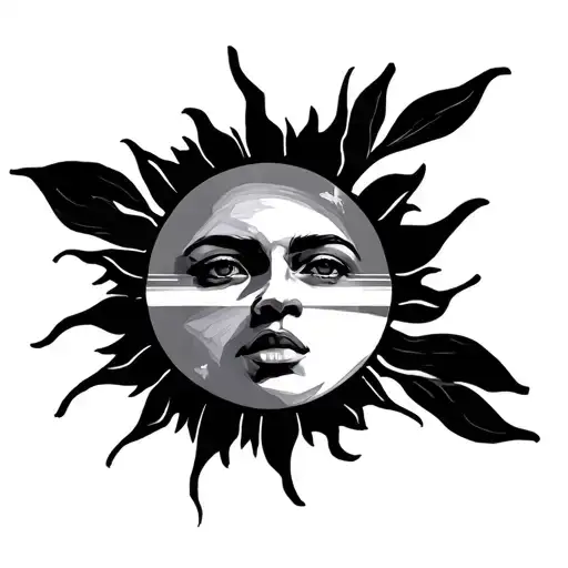 Argentina Sun tattoo design idea