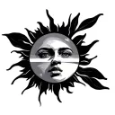 Argentina Sun tattoo design idea