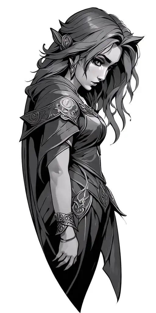 twilight princess tattoo design idea