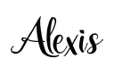 "Alexis" tattoo design idea