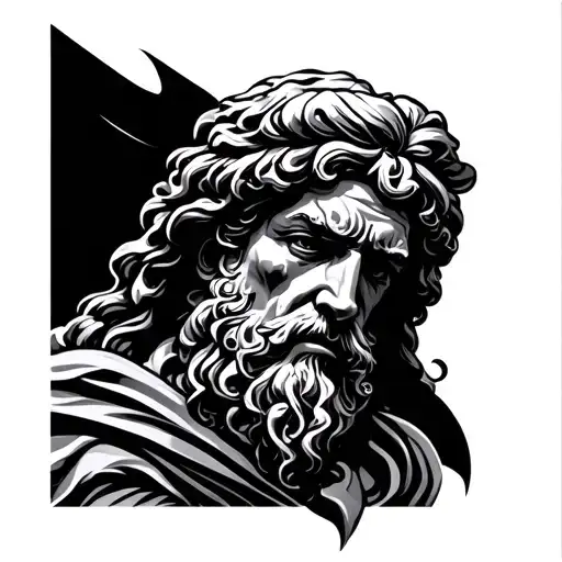 stoic virtues discipline Justice wisdom courage tattoo design idea