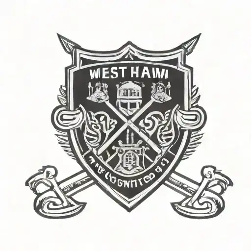 West Ham United logo tattoo design idea