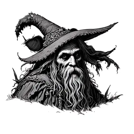 Baba Yaga tattoo design idea