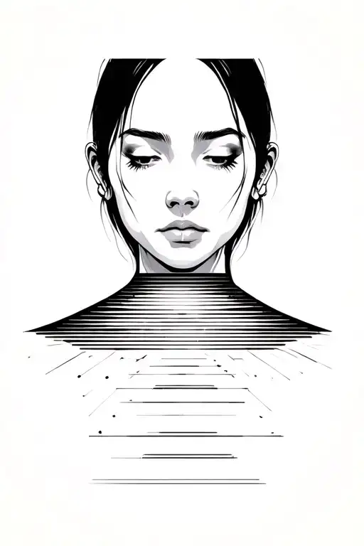 Concentration, keep tour path leading towards tattoo design idea