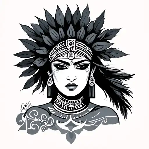 Taíno tattoo design idea