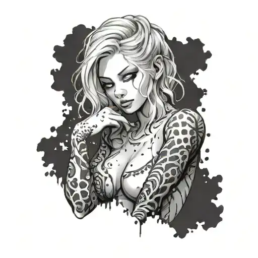 thick annie leonhart sexy nude tattoo design idea