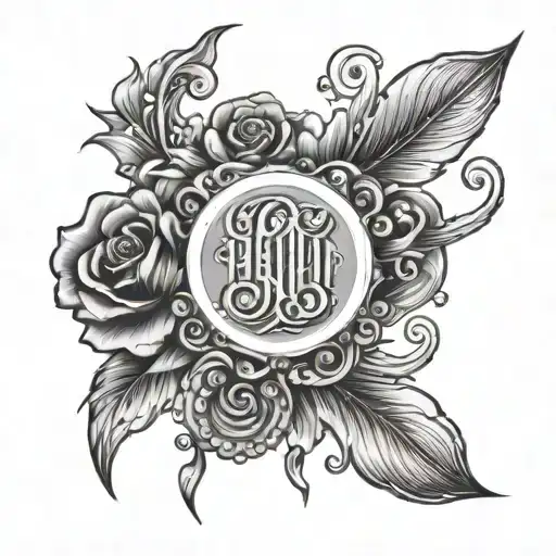 Here’s a concept for your tattoo:  **Design Elements:**  1. **Text Layout**:     - Use a bold, flowing script for the ph tattoo design idea