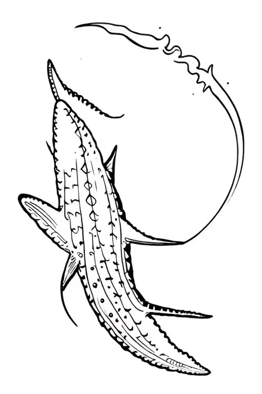tribute for late brother named Tony. include whale shark  tattoo design idea