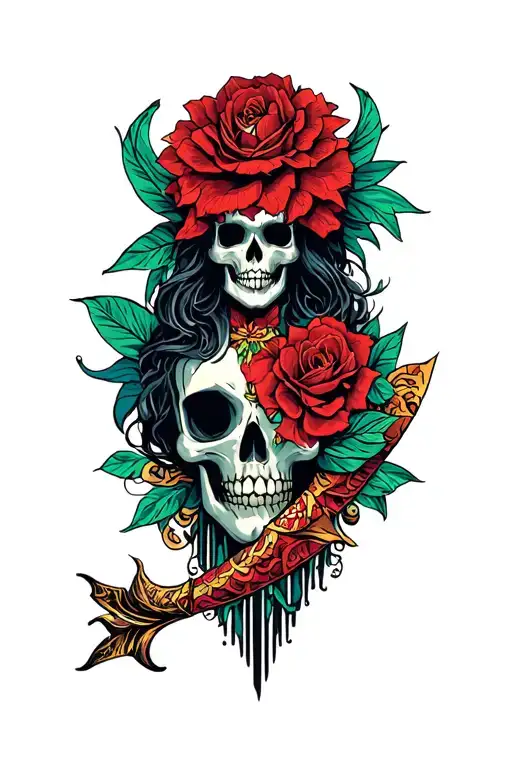 hells paradise tattoo design idea