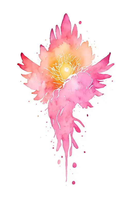 strength, hope, and spirituality intertwined tattoo design idea