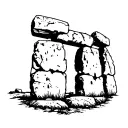 stonehenge tattoo design idea