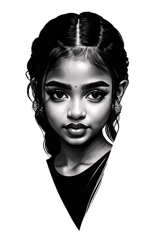 Ariana Grande tattoo design idea