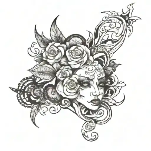 Writing of “I’m not just anything I am something”  tattoo design idea