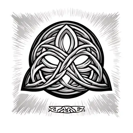 Celtic Trinity Knot tattoo design idea