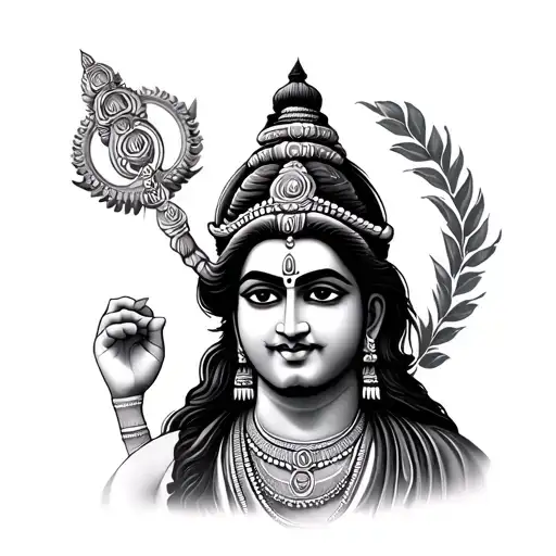 tamil god tattoo design idea