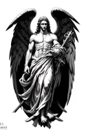st Michael tattoo design idea