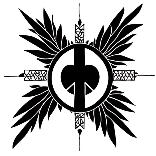 love peace love and prosperity tattoo design idea