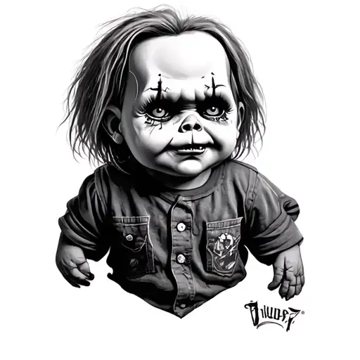 Chucky tattoo design idea