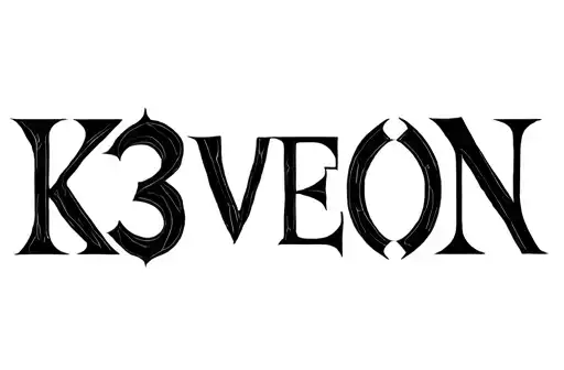 "K3VEON" tattoo design idea