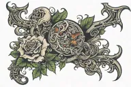 one bad day tattoo design idea