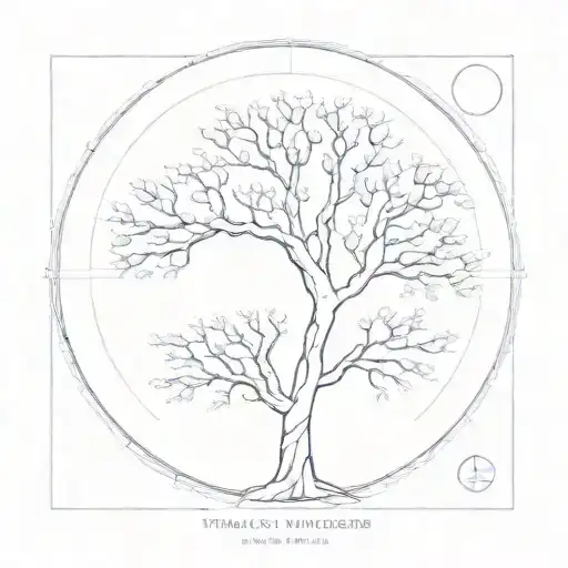 Fibonacci Sequence, tree, quote tattoo design idea