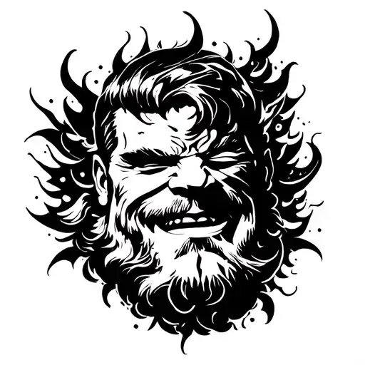 BIG MAN tattoo design idea