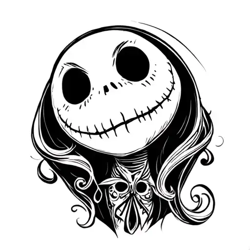 nightmare before Christmas  tattoo design idea