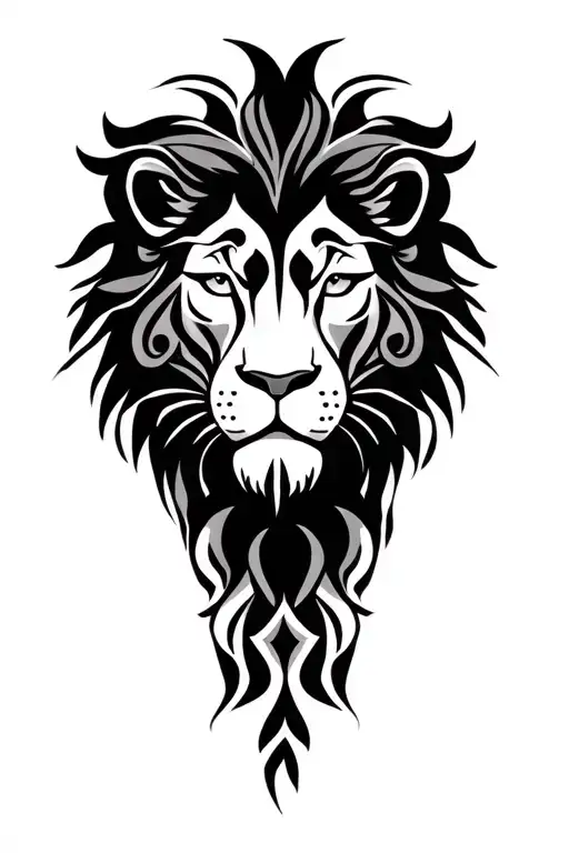 lion maori tattoo tattoo design idea