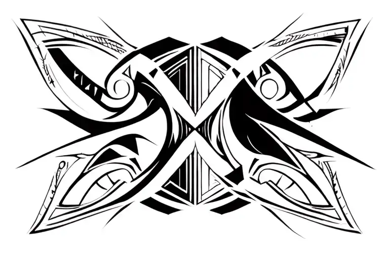 ahsoka logo tattoo design idea