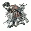 messi tattoo design idea